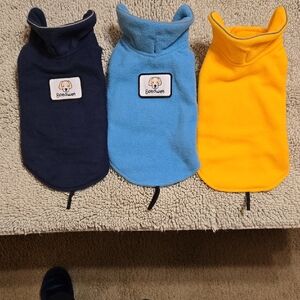 Pick A Fleece Dog Vest - Navy, Blue, Or Yellow